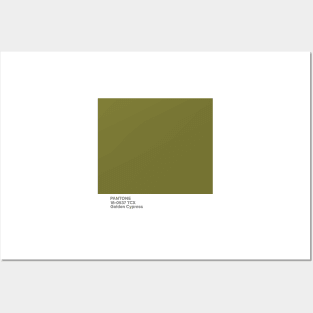 pantone 18-0537 TCX Golden Cypress Posters and Art